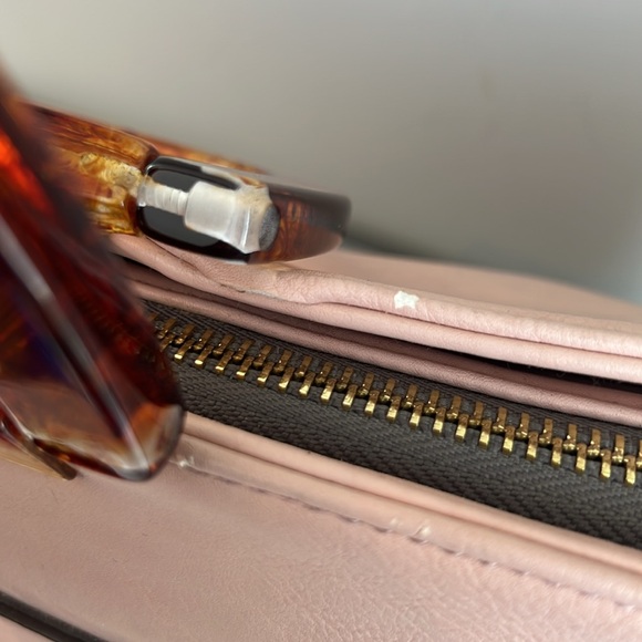 Essentiel Antwerp Tote Bag Vegan Pink Blush Large Strap Purse - Picture 7 of 14